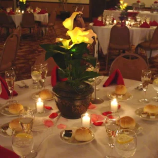 A centerpiece at The Ballroom at the Phoenix